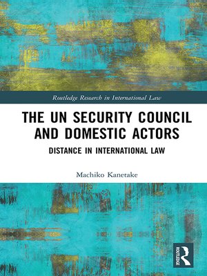cover image of The UN Security Council and Domestic Actors